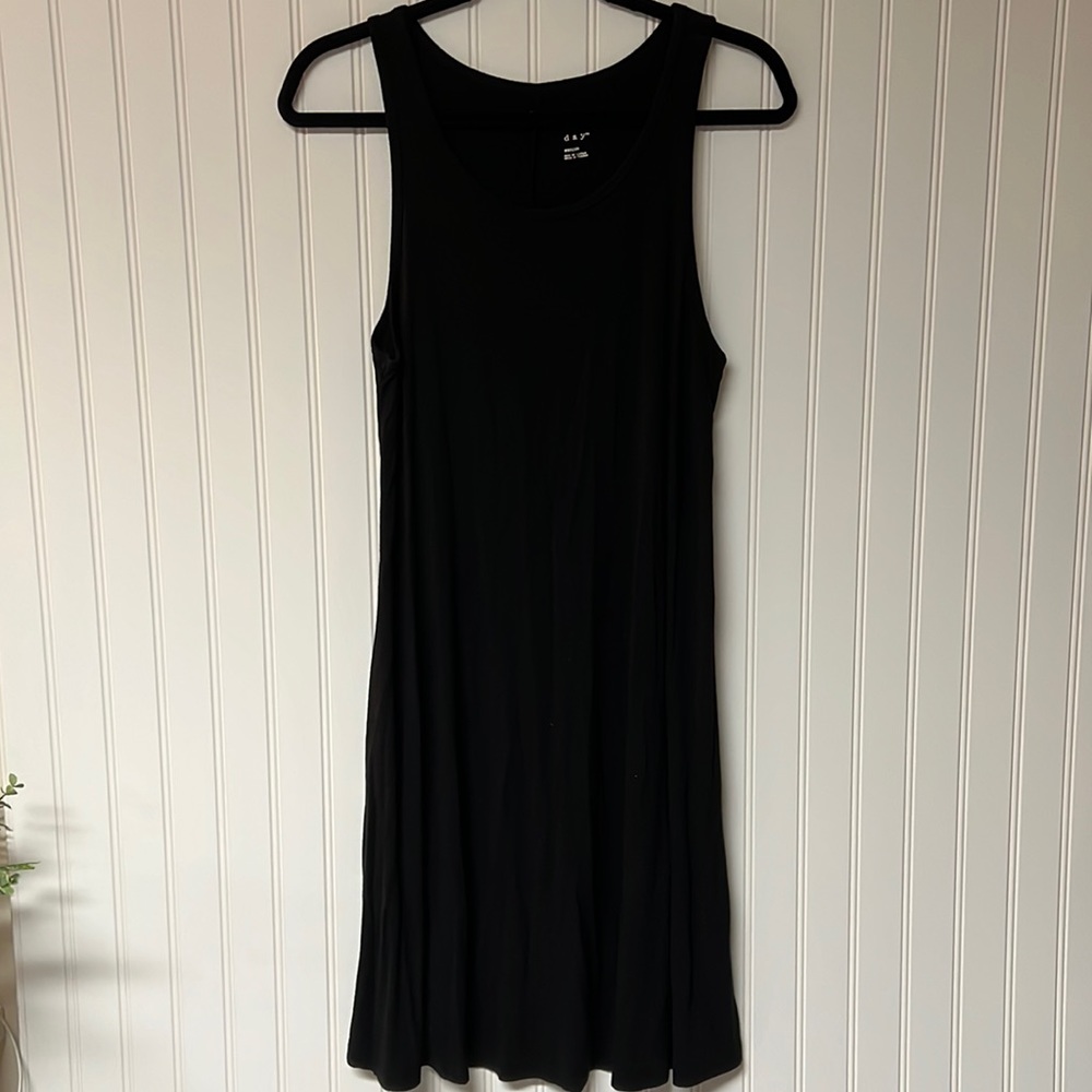 A New Day | Black Swing Dress | M